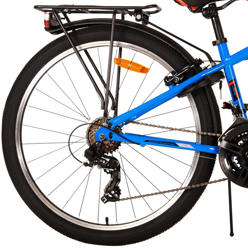 Load image into Gallery viewer, Volare Cross Kinderfiets - Jongens - 26 inch - Blauw - 18 versnellingen - Twee handremmen