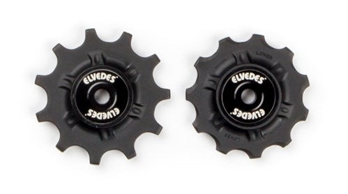 Load image into Gallery viewer, derailleurwieltjes CP2017100 11T 9V 10V 11V zwart 2 stuks
