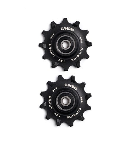 Load image into Gallery viewer, Elvedes derailleurwieltjes RVS 12T 11V sealed narrow wide