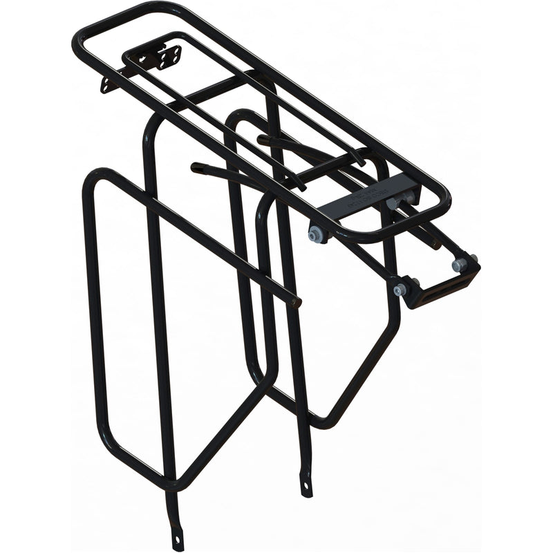 Load image into Gallery viewer, achterdrager met tasafhouders 28 inch staal zwart