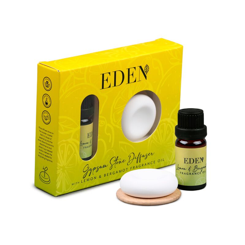 Load image into Gallery viewer, Eden citroen bergamot gipsstenen diffuser en geurolieset