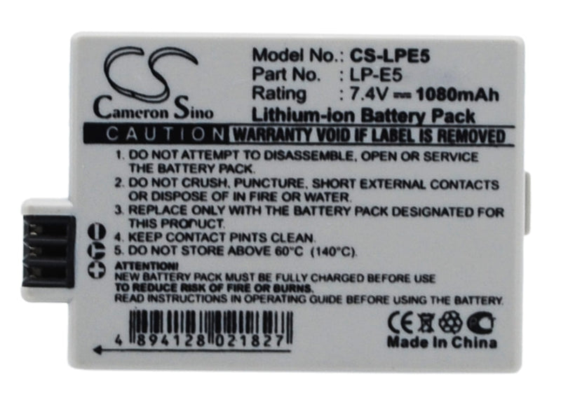 Afbeelding laden in galerijviewer, Blu-basic digitale camera accu 7.4v 1080mah li-ion voor canon