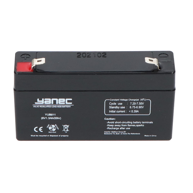 Load image into Gallery viewer, Yanec loodaccu 6v 1.3ah