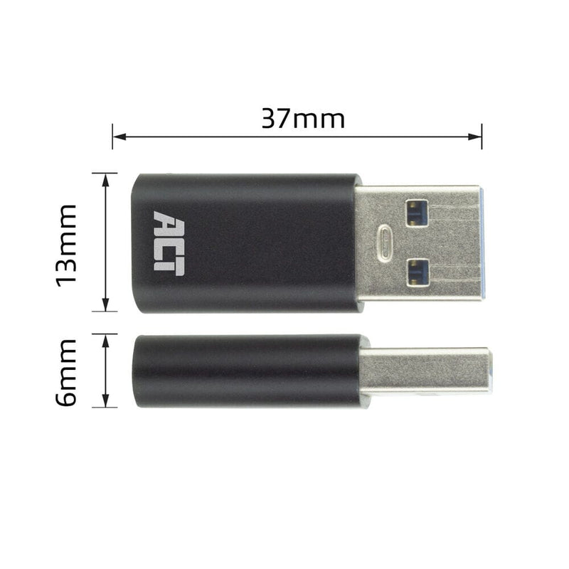 Afbeelding laden in galerijviewer, Act usb-a male to usb-c female adapter