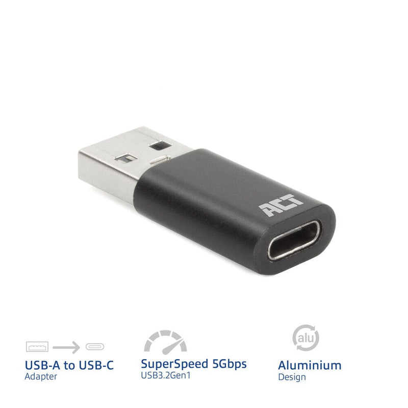 Afbeelding laden in galerijviewer, Act usb-a male to usb-c female adapter