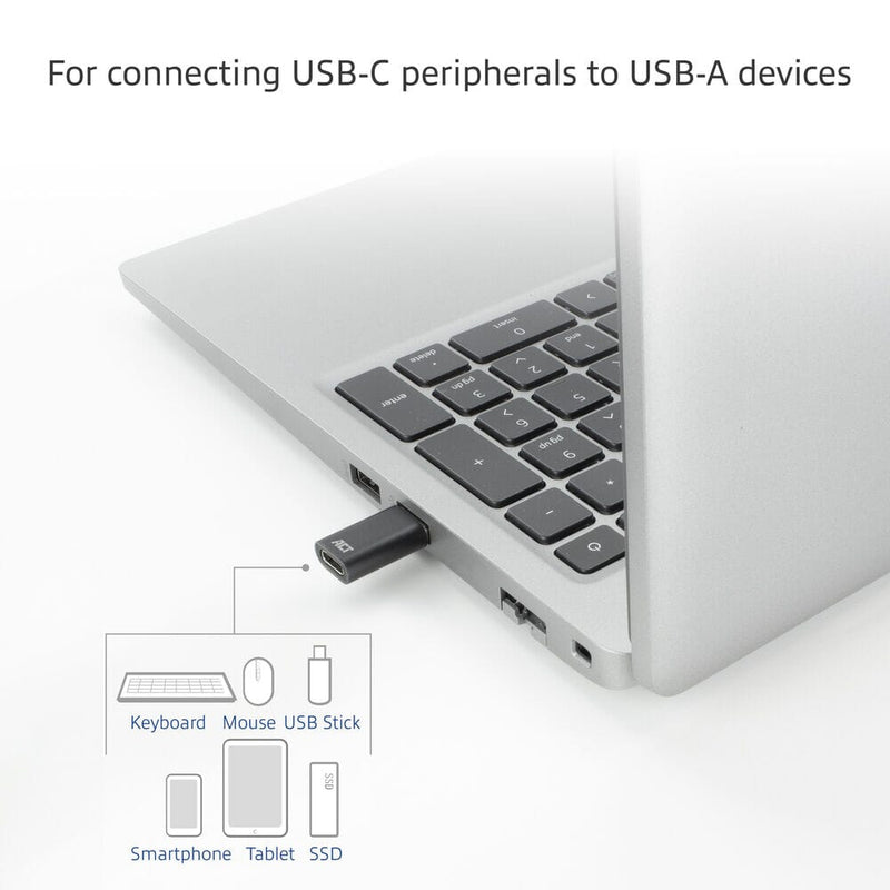 Afbeelding laden in galerijviewer, Act usb-a male to usb-c female adapter