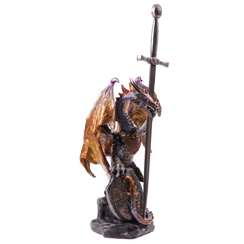 Afbeelding laden in galerijviewer, Dark legends vuur schild draak