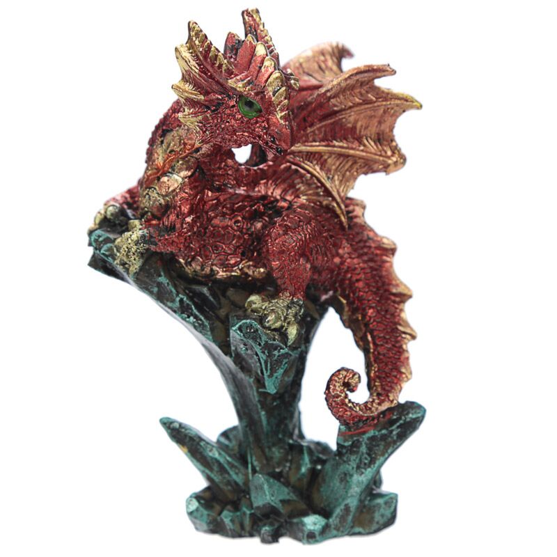 Afbeelding laden in galerijviewer, Enchanted nightmare draak - mini bergkristal