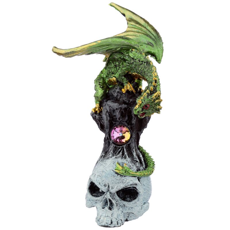 Afbeelding laden in galerijviewer, Dark legends edelsteentjes schedel draak