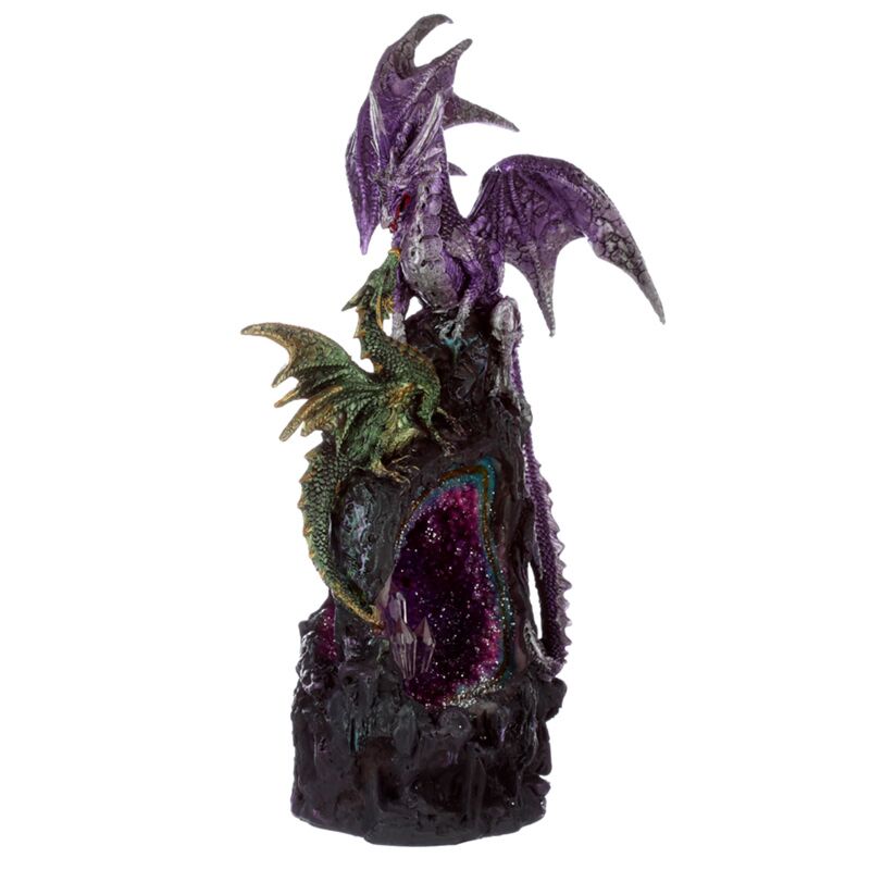 Load image into Gallery viewer, Dark legends amethist kristal draak