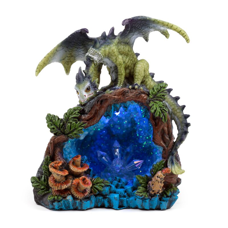 Afbeelding laden in galerijviewer, Sweet dreams baby draak led bos kristalgrot
