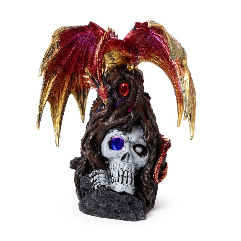 Afbeelding laden in galerijviewer, Dark legends keeper of the death gate dragon robijn led