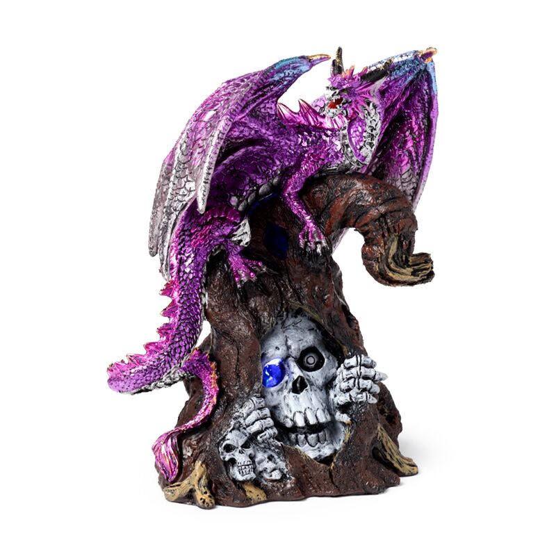 Afbeelding laden in galerijviewer, Dark legends keeper of the death gate dragon amethist led