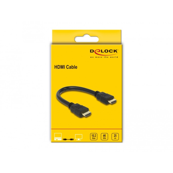 Load image into Gallery viewer, DeLOCK High Speed HDMI met Ethernet HDMI A male > HDMI