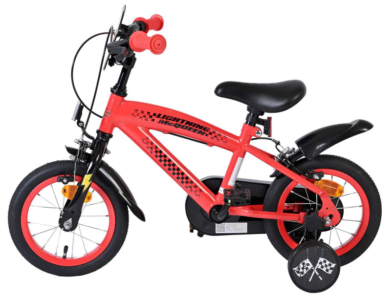 Load image into Gallery viewer, Disney autos disney cars kinderfiets - jongens - 12 inch - twee handremmen