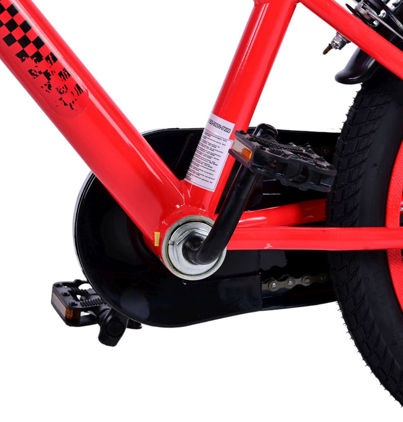 Load image into Gallery viewer, Disney autos disney cars kinderfiets - jongens - 16 inch - rood - twee handremmen