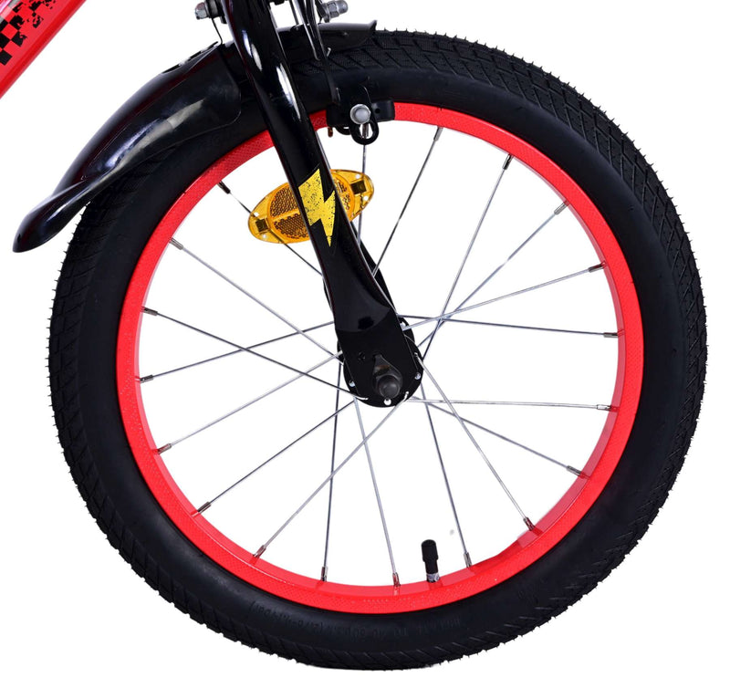 Load image into Gallery viewer, Disney autos disney cars kinderfiets - jongens - 16 inch - rood - twee handremmen