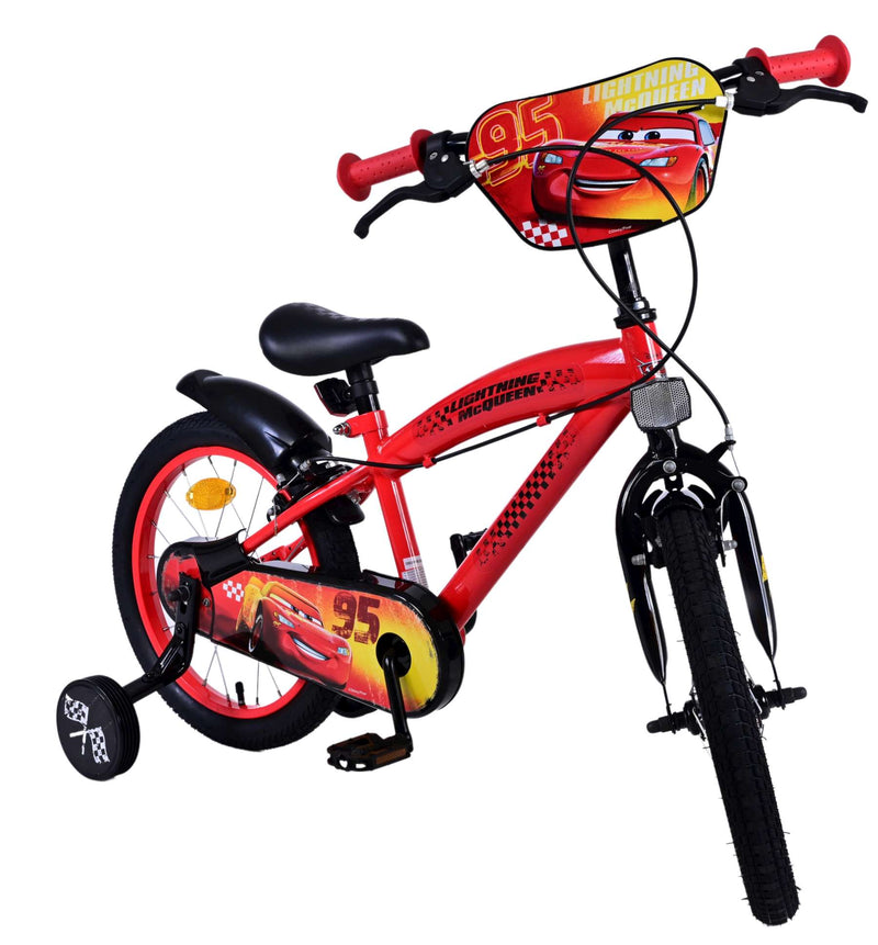 Load image into Gallery viewer, Disney autos disney cars kinderfiets - jongens - 16 inch - rood - twee handremmen
