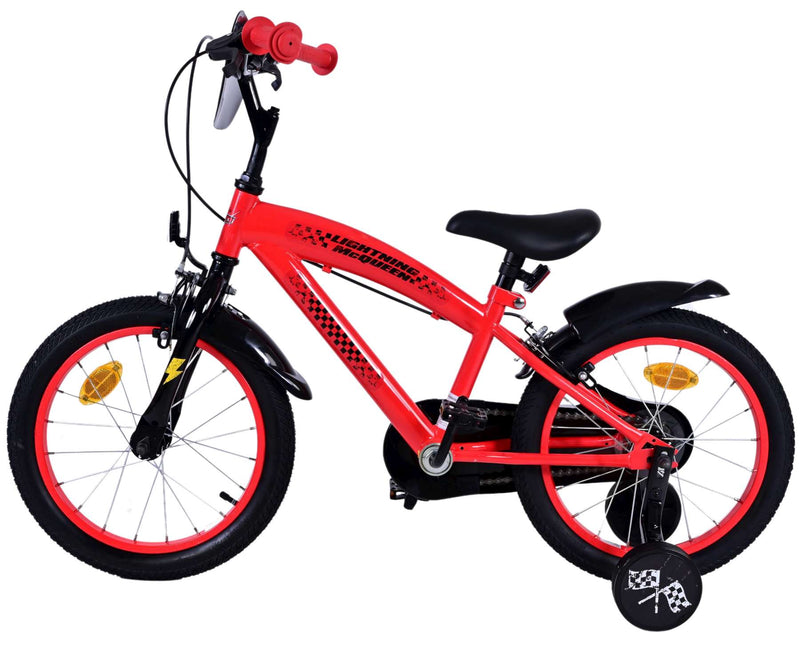 Load image into Gallery viewer, Disney autos disney cars kinderfiets - jongens - 16 inch - rood - twee handremmen