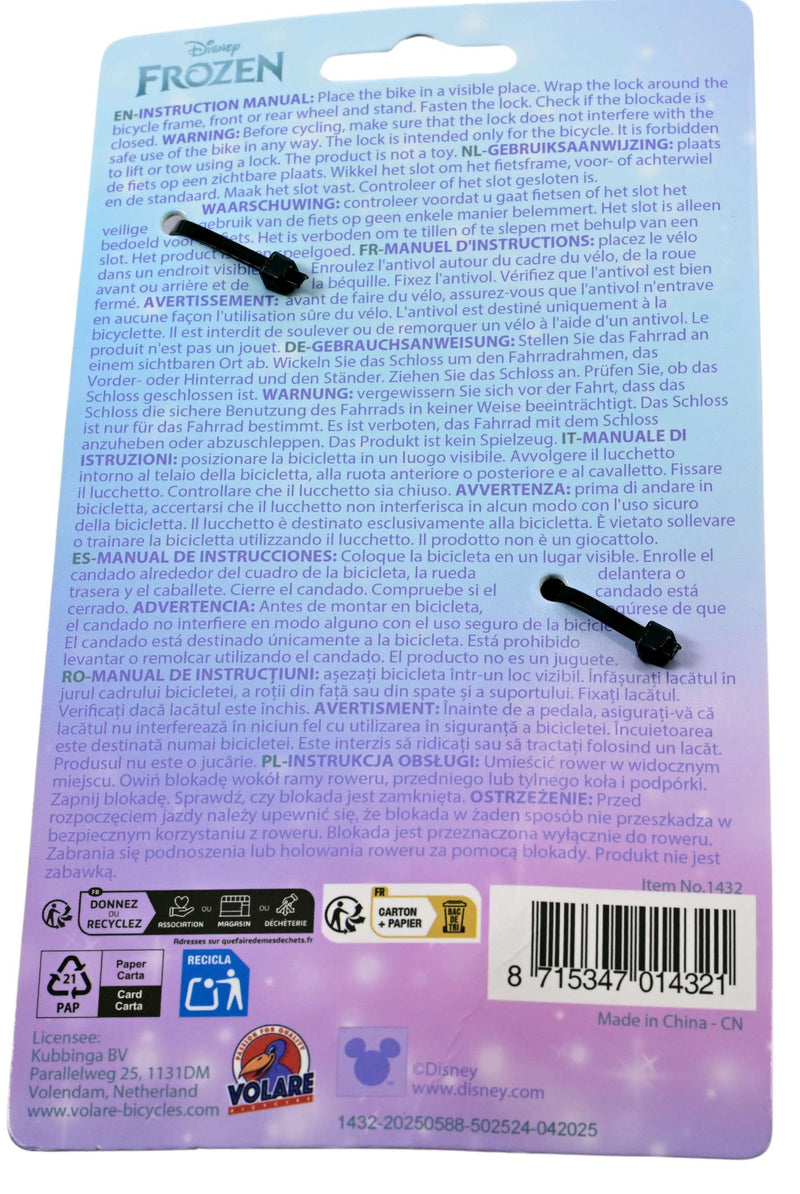 Load image into Gallery viewer, Disney die eiskönigin frozen kabelslot blauw paars