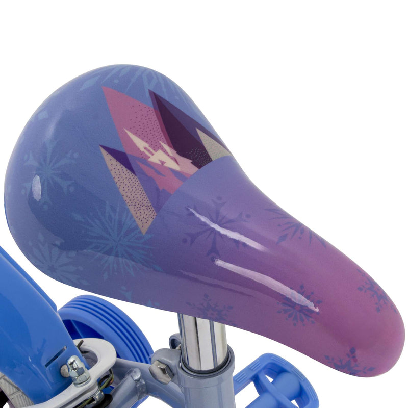 Load image into Gallery viewer, Huffy disney frozen 2 kinderfiets - meisjes - 14 inch - blauw paars - twee handremmen