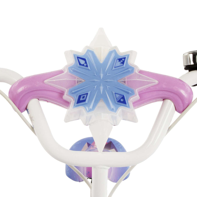 Load image into Gallery viewer, Huffy disney frozen 2 kinderfiets - meisjes - 14 inch - blauw paars - twee handremmen