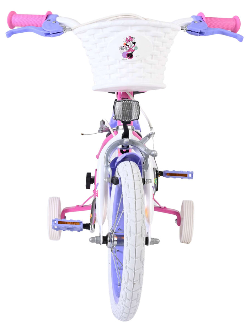 Load image into Gallery viewer, Disney minnie kinderfiets - meisjes - 14 inch - roze - twee handremmen