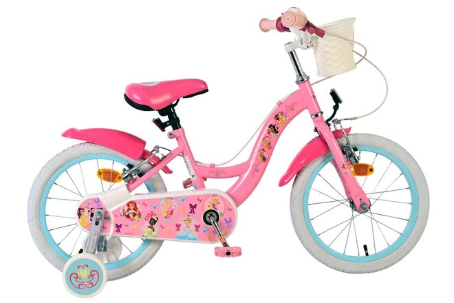 Load image into Gallery viewer, Disney prinzessin disney princess kinderfiets - meisjes - 16 inch - roze - twee handremmen