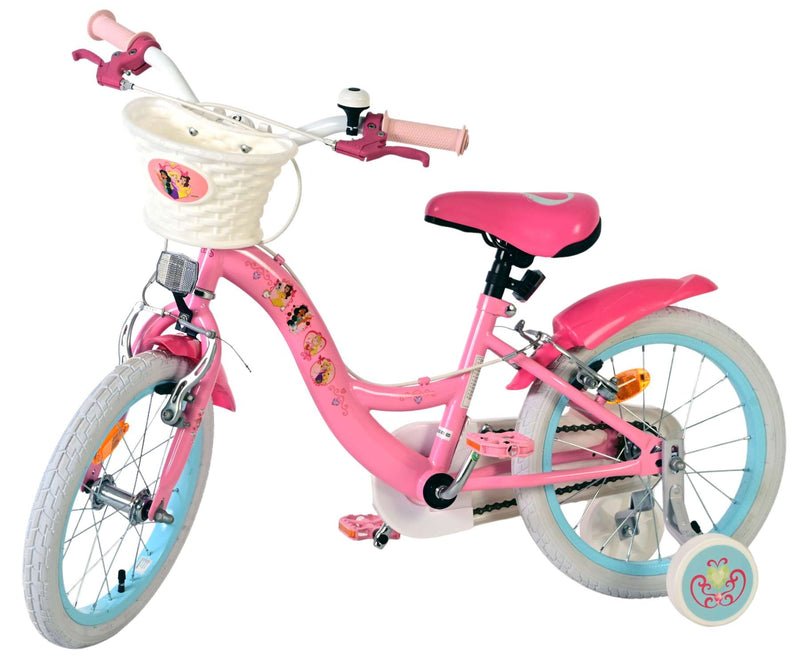 Load image into Gallery viewer, Disney prinzessin disney princess kinderfiets - meisjes - 16 inch - roze - twee handremmen