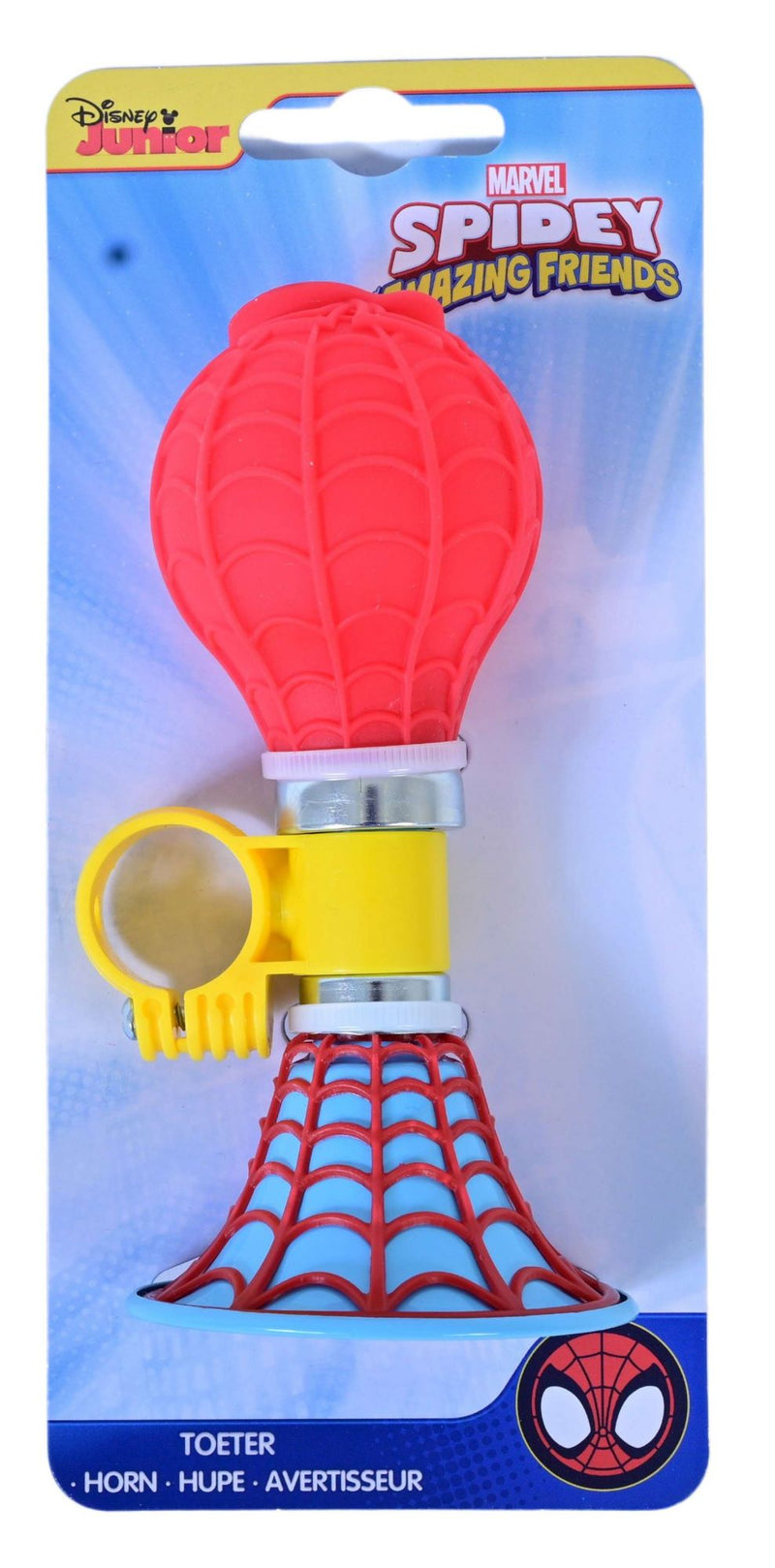 Load image into Gallery viewer, Spidey und seine tollen freunde spidey and his amazing friends fietstoeter - jongens - rood blauw geel