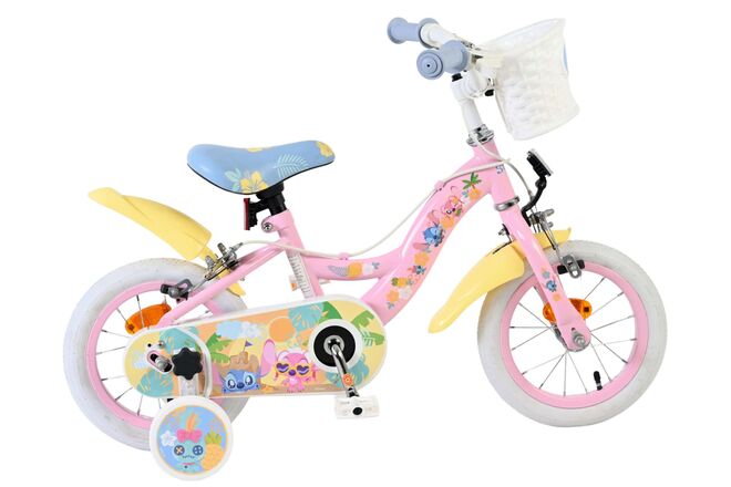 Afbeelding laden in galerijviewer, Volare koala kinderfiets - meisjes - 12 inch - roze - twee handremmen