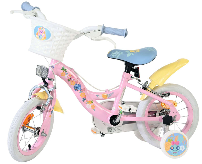 Afbeelding laden in galerijviewer, Volare koala kinderfiets - meisjes - 12 inch - roze - twee handremmen