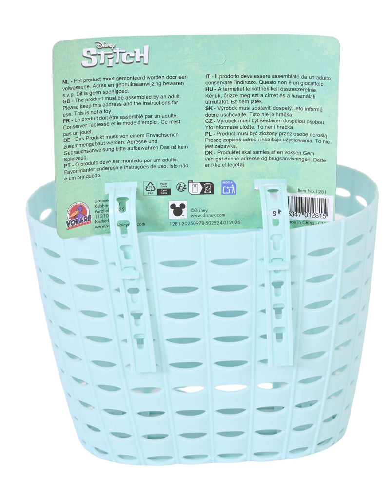Afbeelding laden in galerijviewer, Stich disney stitch plastic mandje - uni - blauw