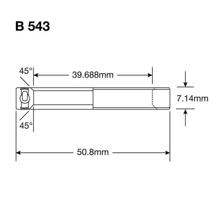 Load image into Gallery viewer, Enduro bearings b 543 2rs max - abec 3 max (angular contact) - 1 9 16''x2''x9 32''