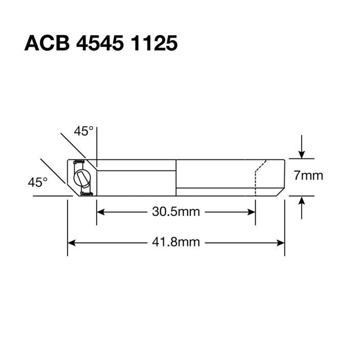 Load image into Gallery viewer, Enduro bearings acb 4545 1125 bo - abec 5 - black oxide (angular contact) - 30,5x41,8x6,5 (45x45°)