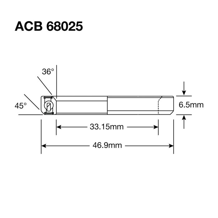 Load image into Gallery viewer, Enduro bearings acb 68025 cc - abec 5 - black oxide (angular contact) - 33,15x46,9x6,5 (36x45°)