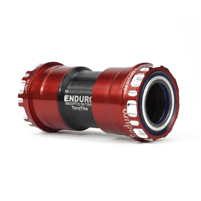 Afbeelding laden in galerijviewer, Enduro bearings torqtite bottom bracket - bb30 to 24mm - xd-15 corsa - red