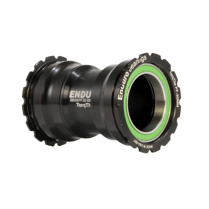 Afbeelding laden in galerijviewer, Enduro bearings torqtite bottom bracket - pf30 to 30mm (narrow) - a c ss - black