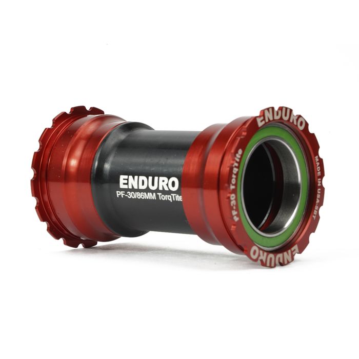 Load image into Gallery viewer, Enduro bearings torqtite bottom bracket - bb386 to 30mm - a c ss - red