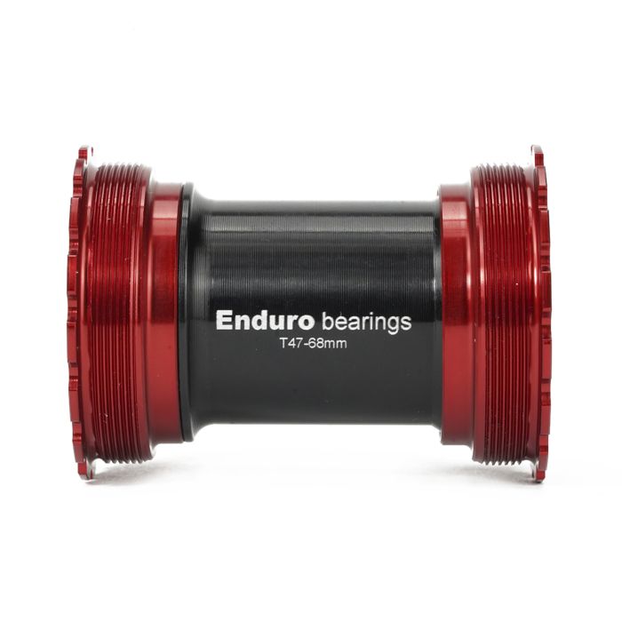 Afbeelding laden in galerijviewer, Enduro bearings t47 internal bottom bracket to 30mm (narrow) - a c ss - red