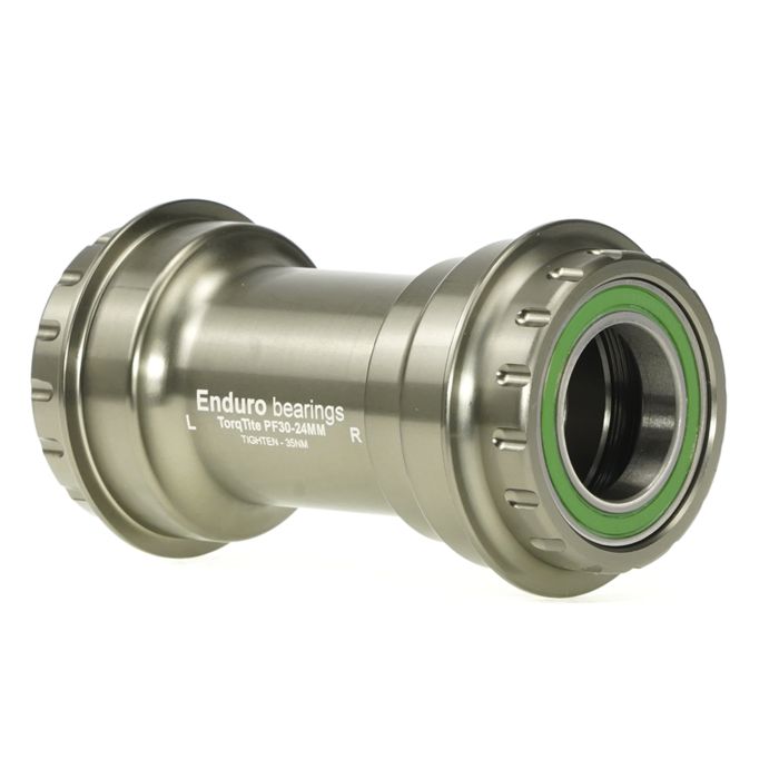 Load image into Gallery viewer, Enduro bearings torqtite bottom bracket - pf30 to 24mm - ss - graphite
