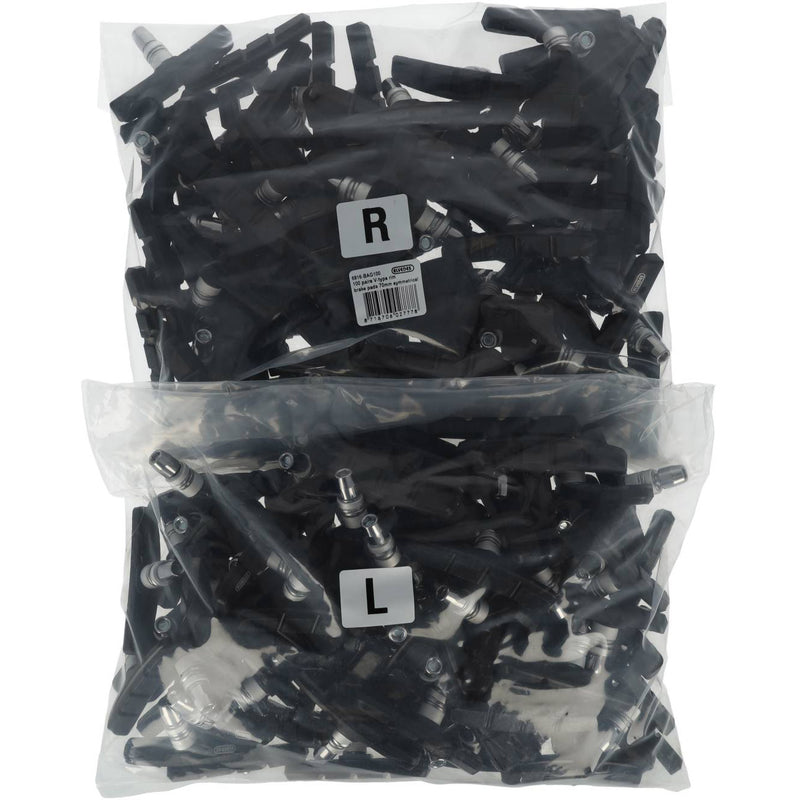Load image into Gallery viewer, Elvedes remblokken v-brake 70mm | symmetrisch | oem | p100
