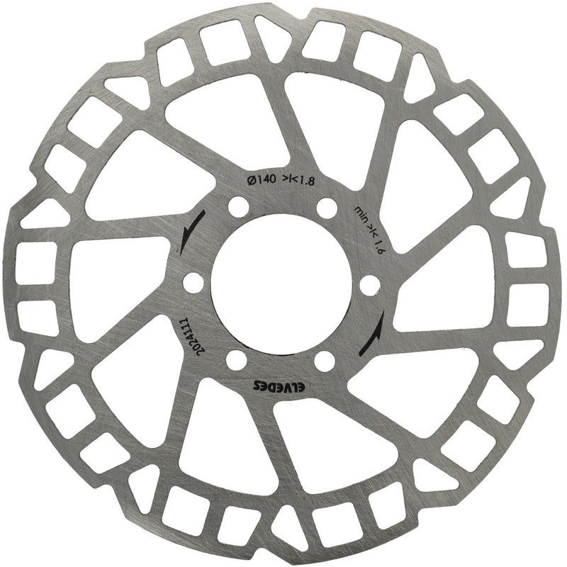 Load image into Gallery viewer, Elvedes remschijf 6-gaats �140mm d=1,8mm
