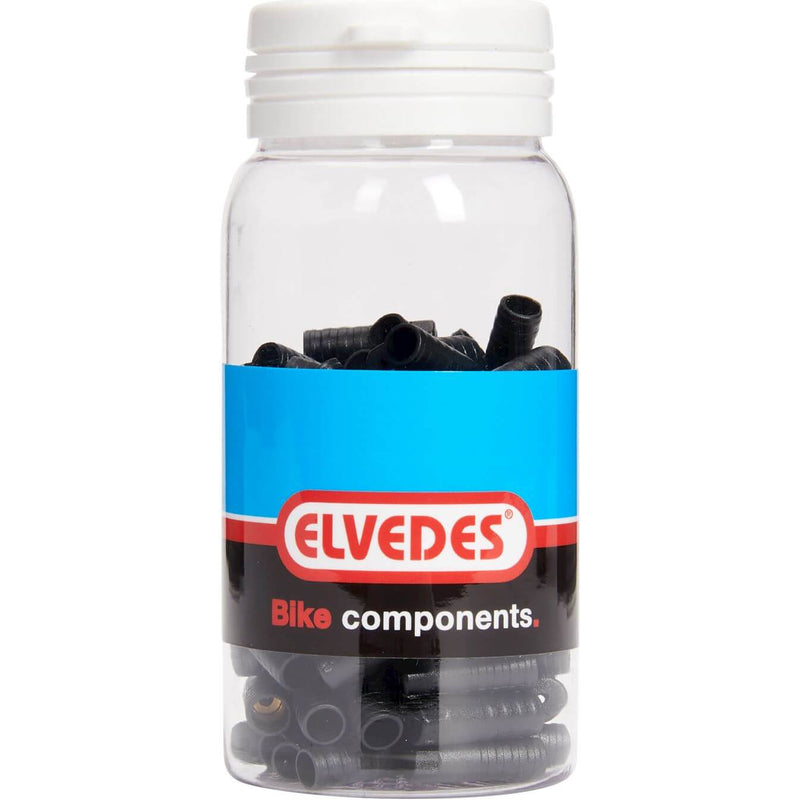 Load image into Gallery viewer, Elvedes kabelhoedje 4,3mm pvc zwart sealed (100st)
