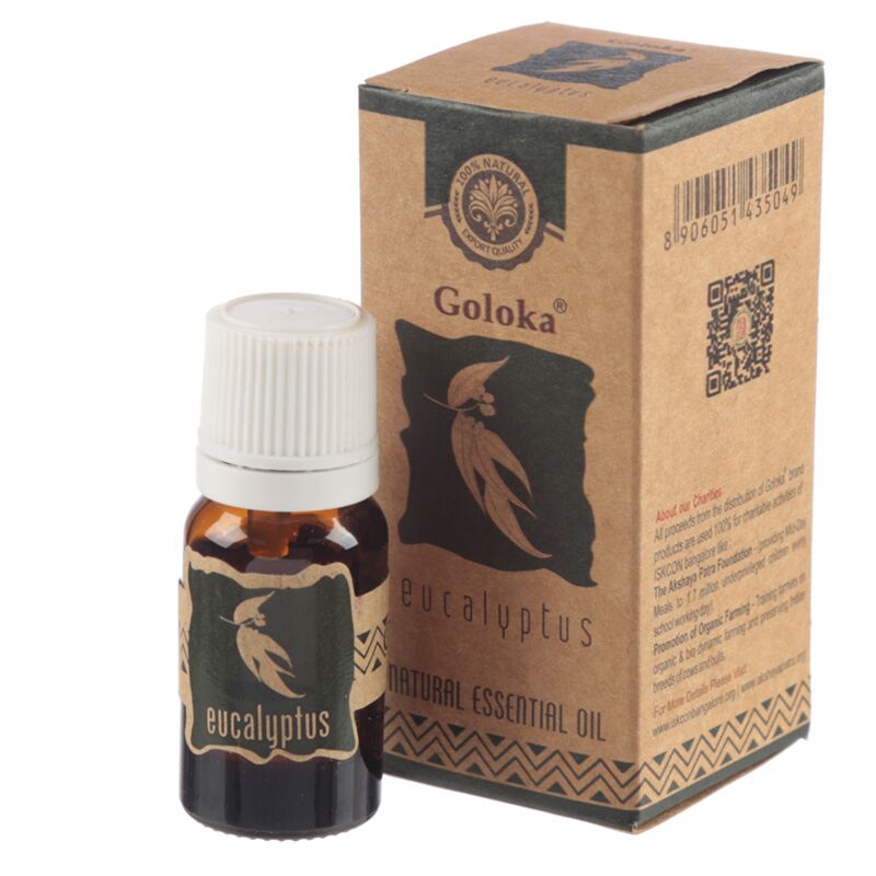 Afbeelding laden in galerijviewer, Goloka eucalyptus natuurlijke etherische olie 10ml