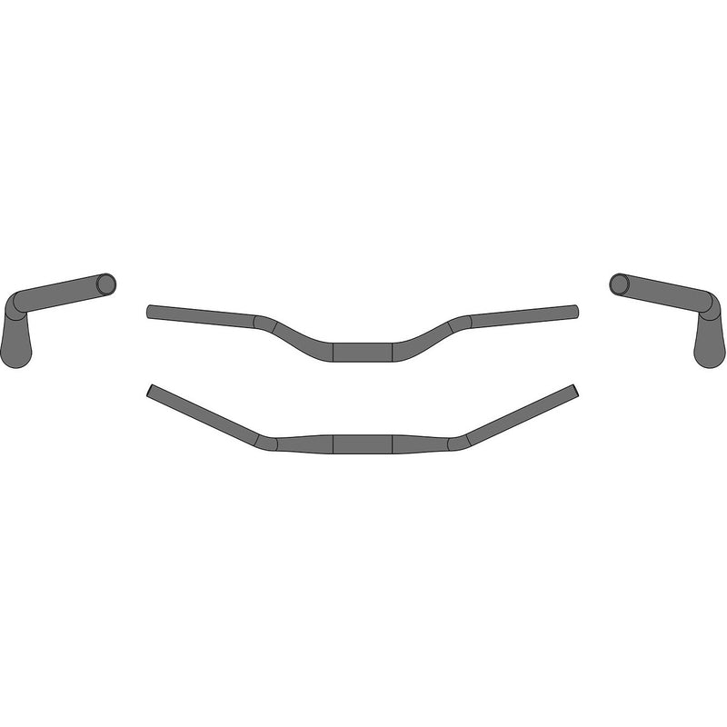 Afbeelding laden in galerijviewer, Ergotec stuur riser 50 comfort 31,8 780mm zwart oem