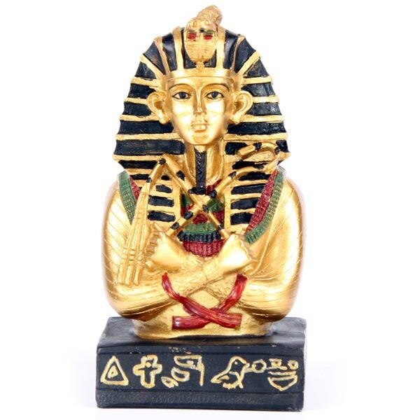 Afbeelding laden in galerijviewer, Egypte - gouden toetanchamon met kromstaf en vleugel