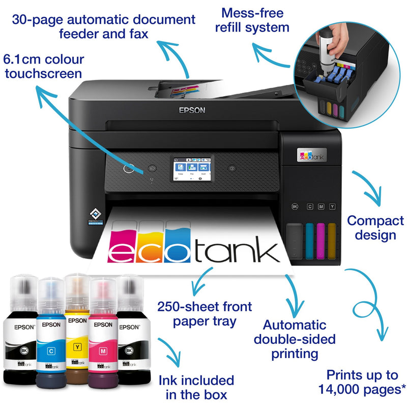 Load image into Gallery viewer, Epson EcoTank ET-4850 A4 multifunctionele Wi-Fi-printer