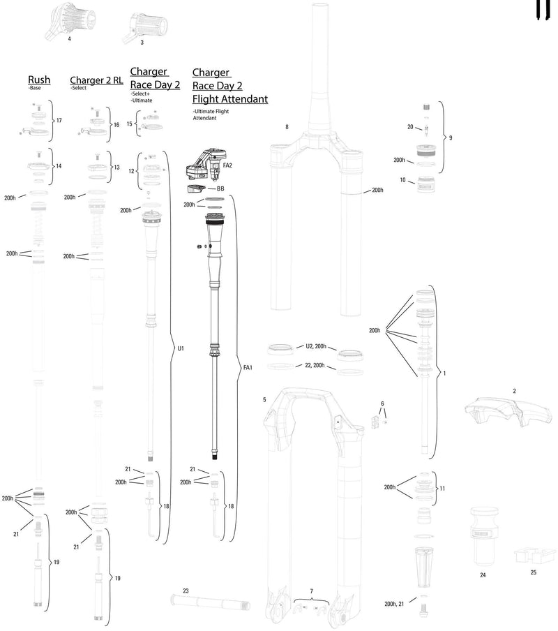 Load image into Gallery viewer, Rockshox federgabel sid ultimate race day 3p susp.fork rs sid ult.race day 3p 27,5 + 29 boost