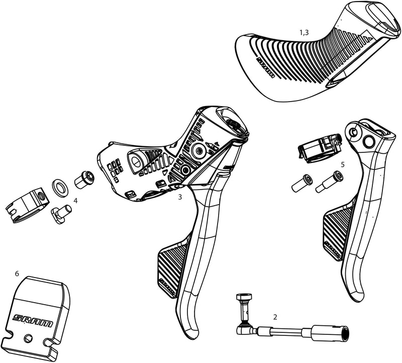Load image into Gallery viewer, Sram schijfrem apex axs disc brake apex axs rear brake 2000mm